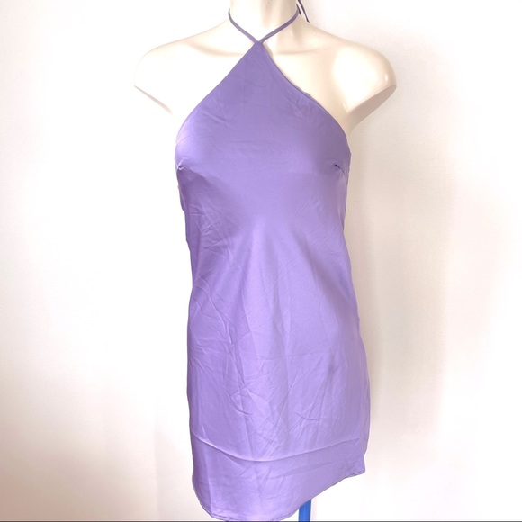 Forever 21 Dresses Forever 2 Lilac Silk Slip Style Dress Mini Dress